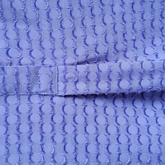 TALBOTS ROYAL BLUE BEAUTIFUL blouse, Size 3X. 3/4 sleeves. Completely lined. - Picture 4 of 12